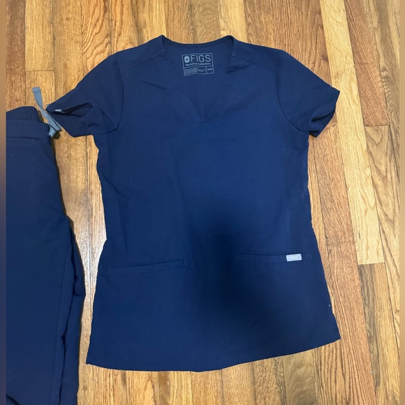 Figs Technical Collection Top/Bottom Set, Navy, XXS - Picture 2 of 8